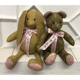 Quetee Bear & Bunny Pattern