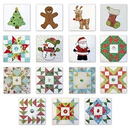Christmas Blocks Collection Pattern
