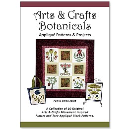 Arts & Crafts Botanicals Applique Book