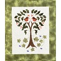 Robins in the Holly Tree Wall Hanging Pattern