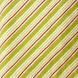Half Metre - Holly Jolly Candy Cane Stripe - Brushed Cotton
