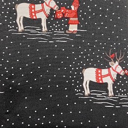Half Metre - When I Met Santa's Reindeer Dark Grey