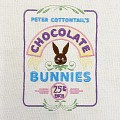 Chocolate Bunnies Embroidered Panel