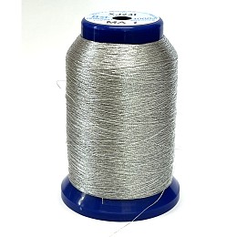 Kingstar Metallic Embroidery Thread - Aluminium Silver