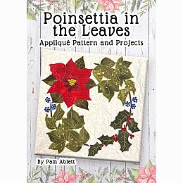 Poinsettia in the Leaves Applique Pattern
