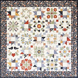 Grandma's Mini Baltimore Quilt Kit