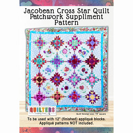 Jacobean Cross Star Quilt Patchwork Supplement